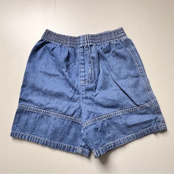 TKS Basics Blue Denim Shorts Sz 24 M - Picture 1 of 4